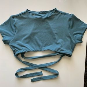 Swim crop top
